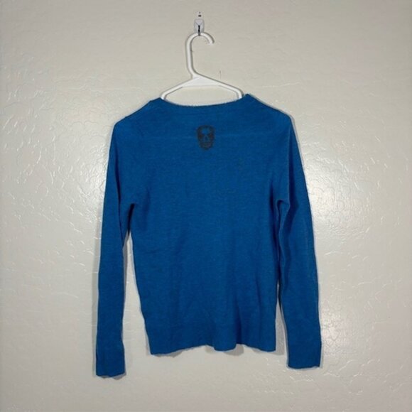 Zadig and Voltaire Cashmere Sweater Womens XS Pullover Skull Embellished - Picture 6 of 6